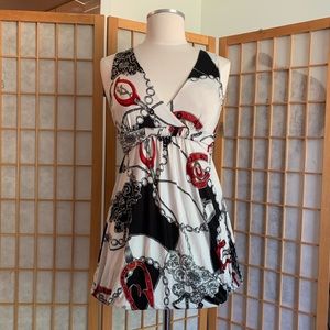 Versace’s/Gucci print dress,